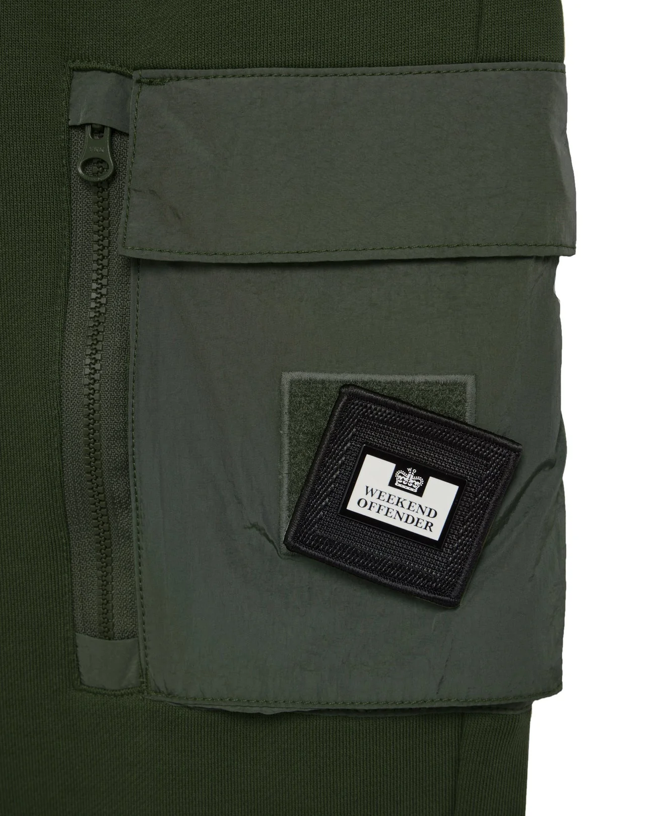 Weekend Offender Lippi Cargo Jogger Pants Forest Green - 722 - Image 6