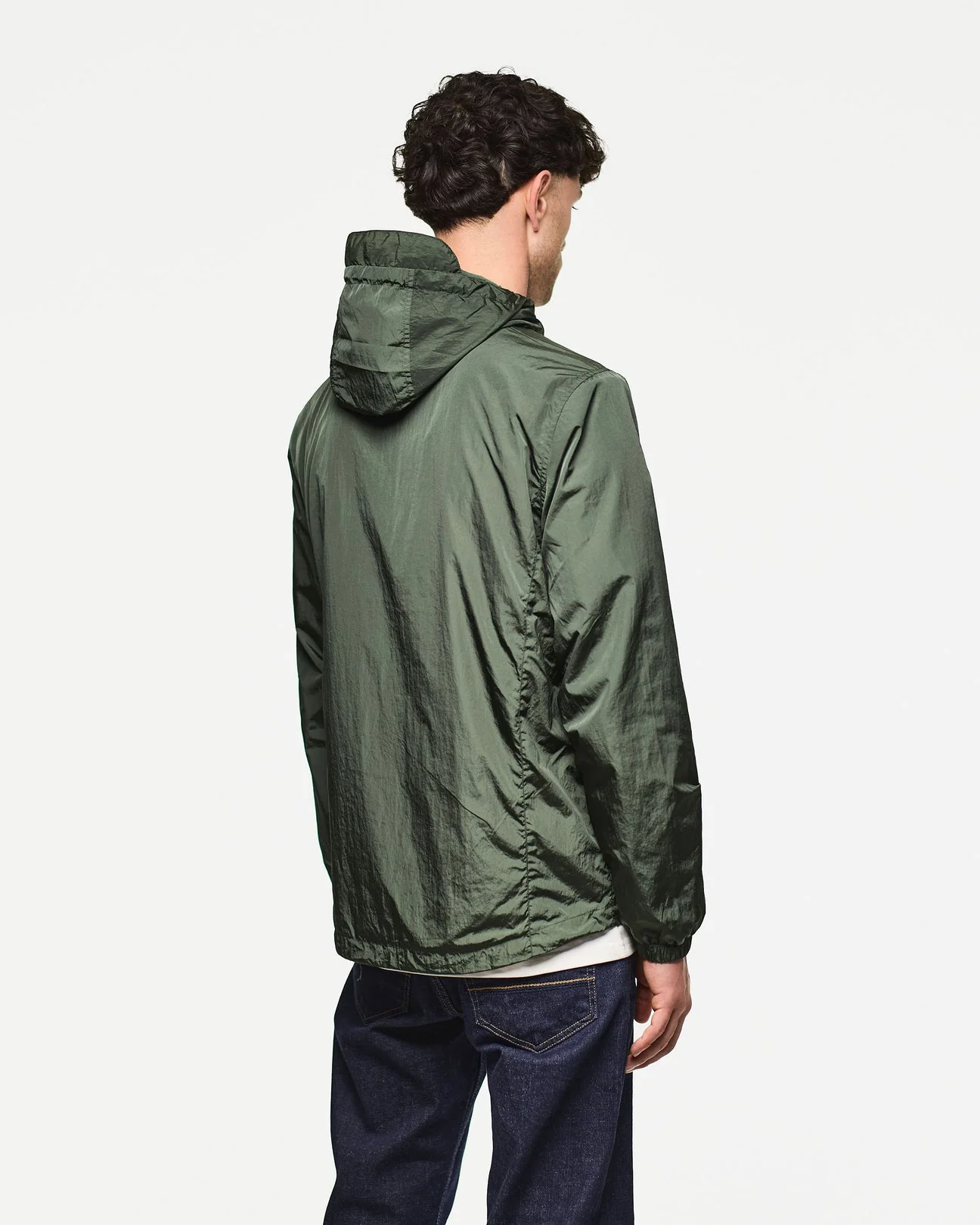 Weekend Offender Technician Fleece Lined Face Mask Jacket Black Forest Green - 673 - Image 3