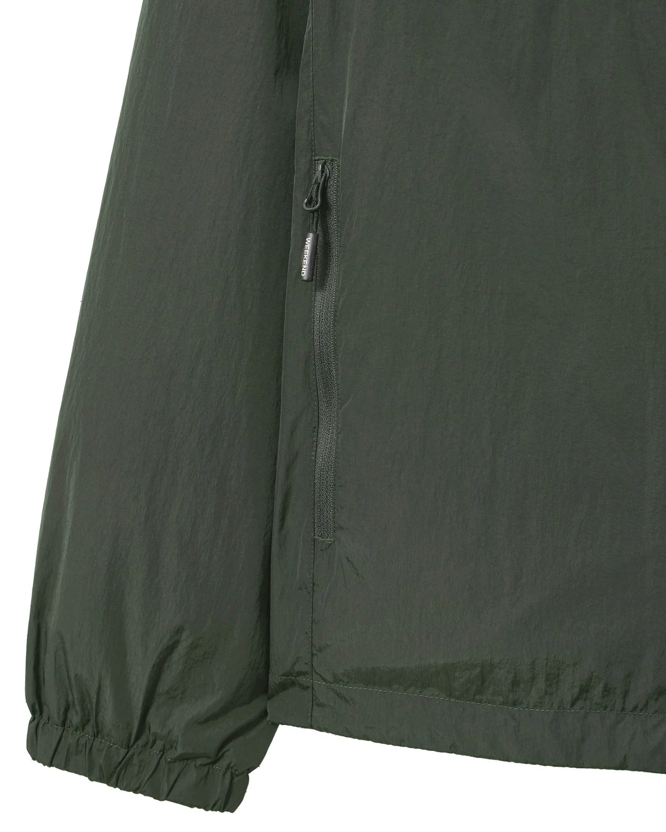 Weekend Offender Technician Fleece Lined Face Mask Jacket Black Forest Green - 673 - Image 5