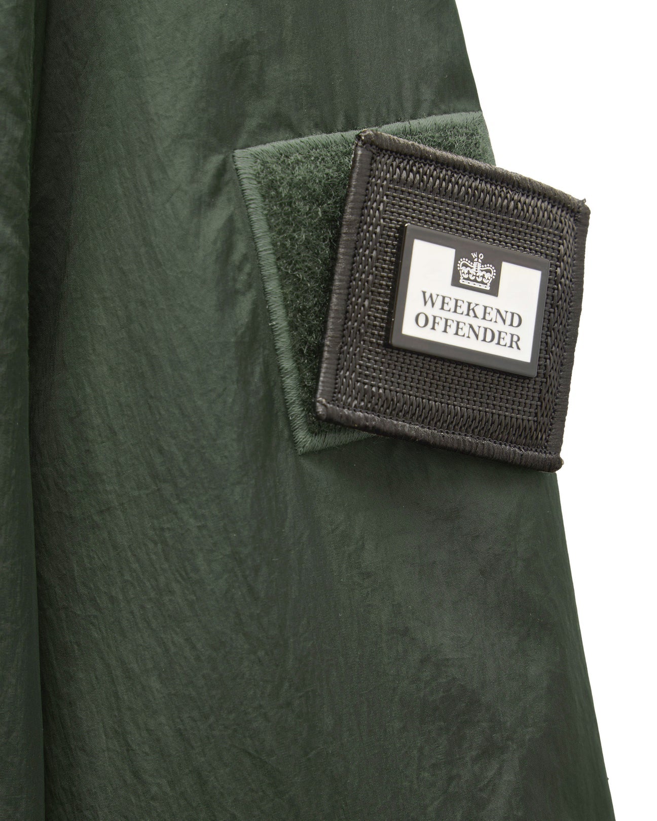 Weekend Offender Technician Fleece Lined Face Mask Jacket Black Forest Green - 673 - Image 7