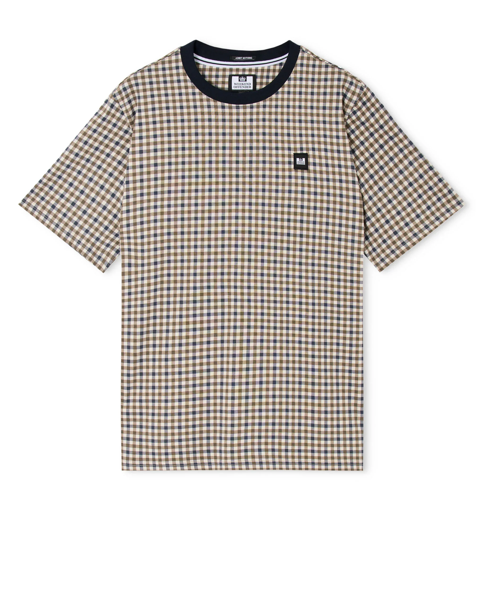 Weekend Offender Trimmer Tee Mid House Check - 395 - Image 3