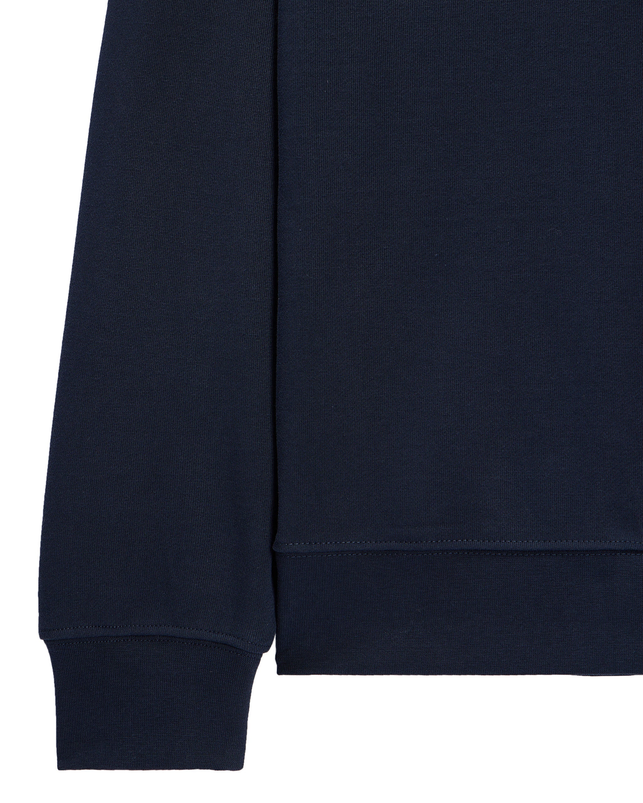 Weekend Offender Vega Sweater With Check Piping Detail Navy - 428 - Image 6