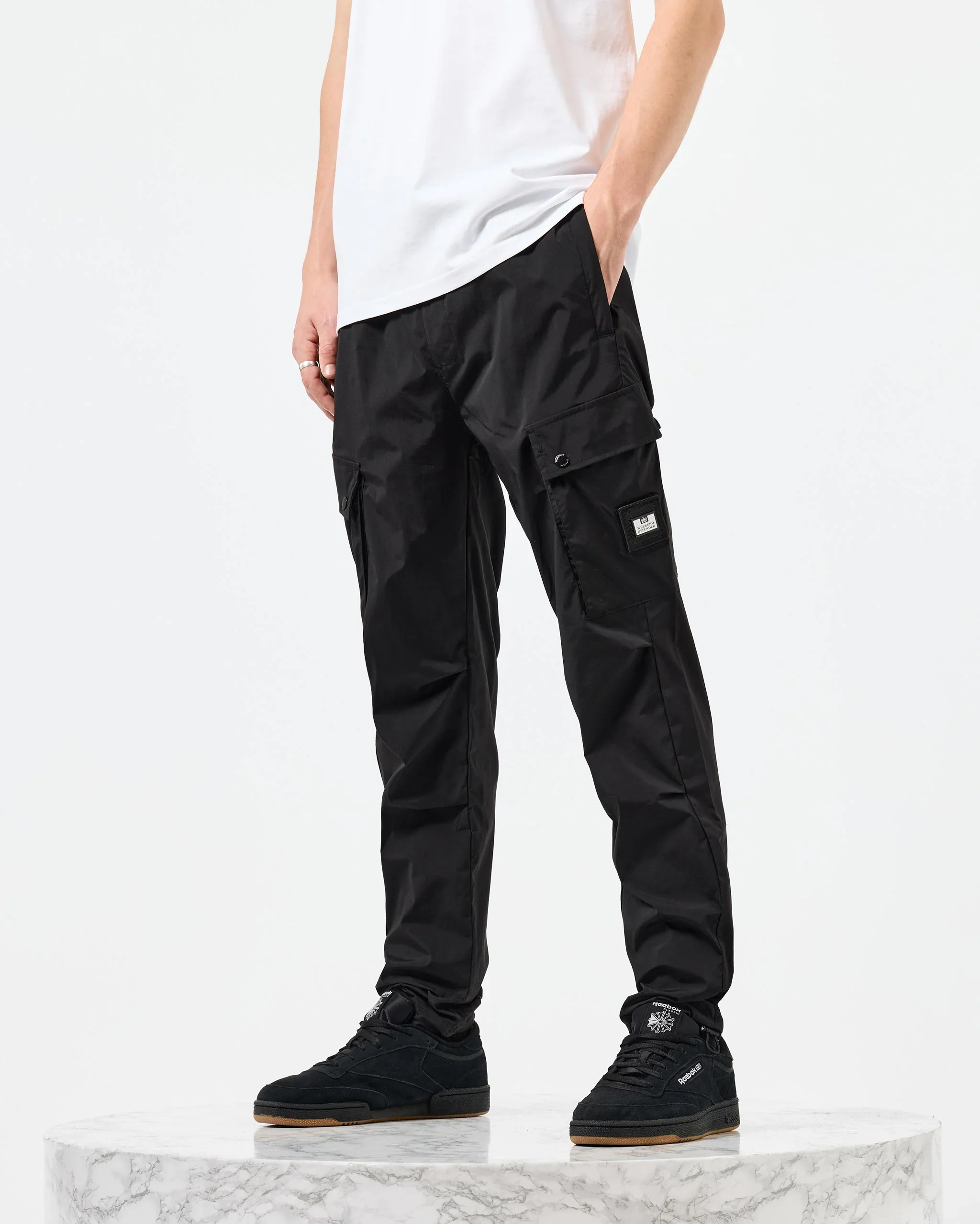 Weekend Offender Zanardi Technical Trouser Pant Black - 701 - Image 3